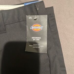 Dickies Boys Original 874 Work Pants Black Size 14 NWT